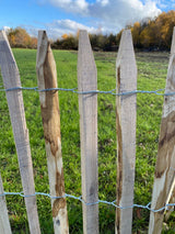 Ganivelle sciée en châtaignier – Clôture bois naturelle