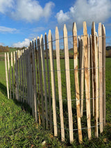 Ganivelle sciée en châtaignier – Clôture bois naturelle