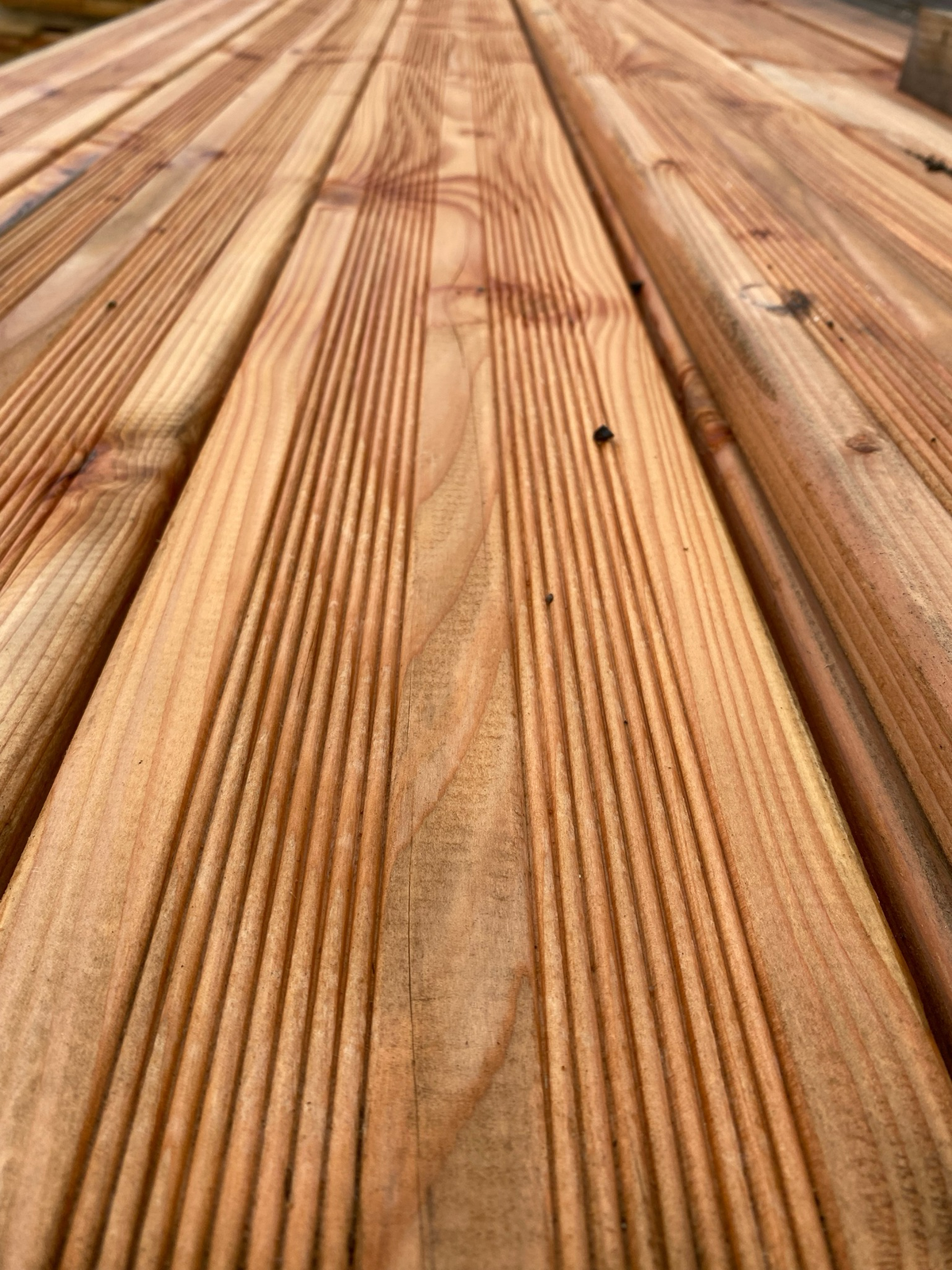 Lame de terrasse déclassé en douglas, 15.00€/ m2
