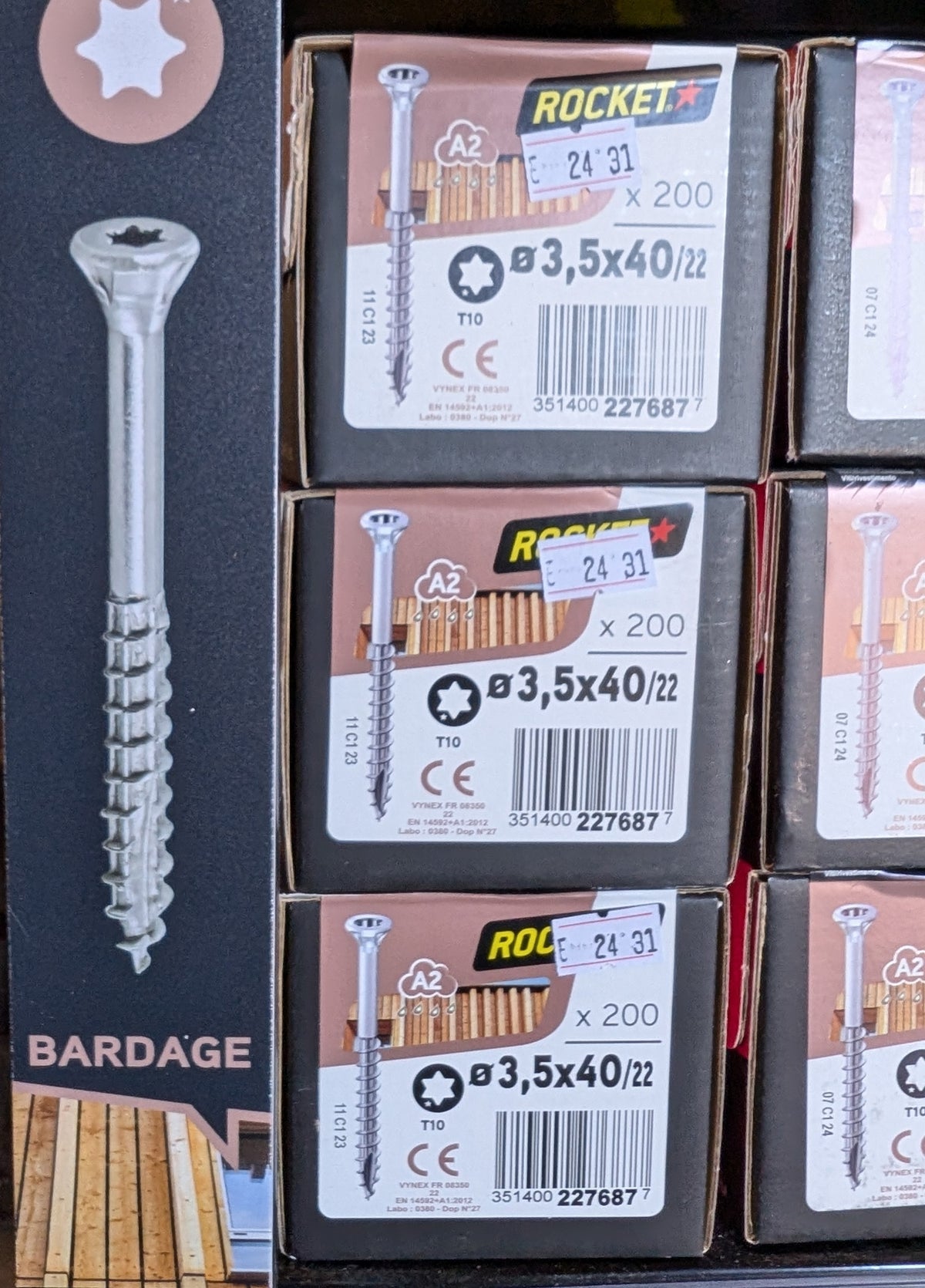 Vis de bardage ROCKET