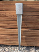 Pied de poteau 90x90mm
